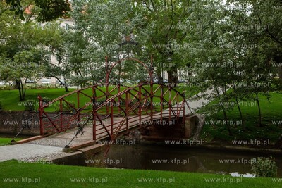 Park na Targu Rakowym po modernizacji. 5.08.2019 /...