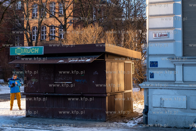 Gdańsk. Śródmieście, ul. Łąkowa. Nz. Zamknięty...