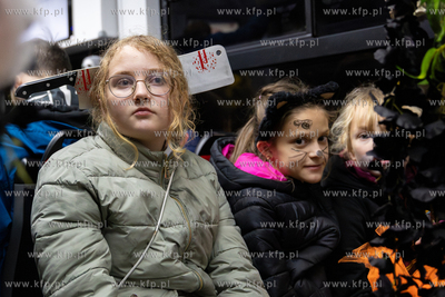 Gdńsk. Halloweenowy tramwaj. 31.10.2024 / fot. Anna...