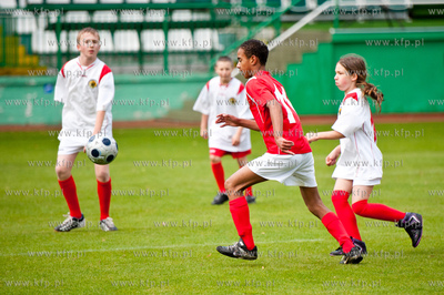 Gdansk. Stadion MOSiR przy ul. Traugutta. Akcja Polska...