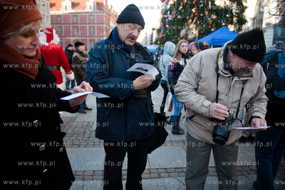 Gdansk. Dlugi Targ. Wernisaz wystawy plenerowej pt...