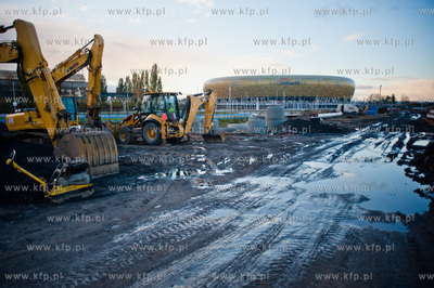 Gdansk. Zmiana w organizacji ruchu na budowie wezla...