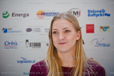 Gdansk. CH. Galeria Baltycka. Konferencja prasowa poprzedzajaca...