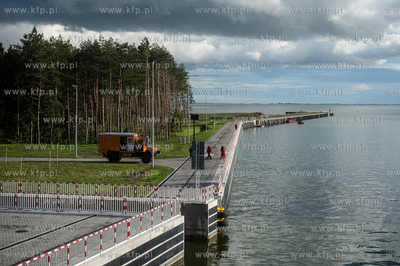 Nowy Świat. Przekop przez Mierzeję Wiślaną w dniu...