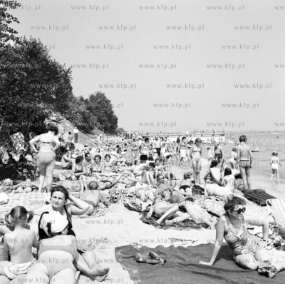 Plaza w Gdyni na wysokosci Redlowa. 10.07.1972 Lipiec...