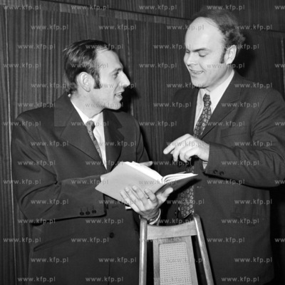 Tadeusz Duda i Bogdan Smoliński, tworcy opracowania...