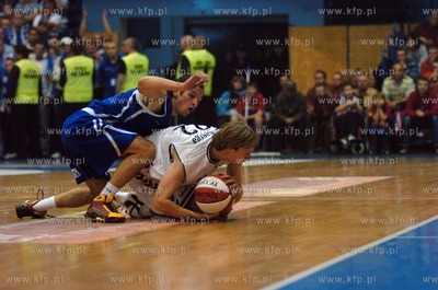Slupsk. Mecz koszykowki Energa Czarni Slupsk vs AZS...