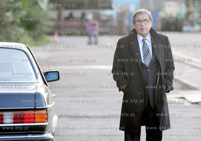 Tereny Stoczni Gdanskiej. Plan zdjeciowy filmu Uklad...