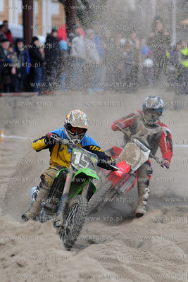 XX Final WOSP w Gdyni. Zawody Motocrossowe na Plazy...