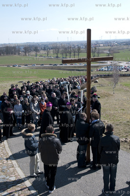 Tradycyjnie w Wielki Piatek na Gorze Jana Pawla II...