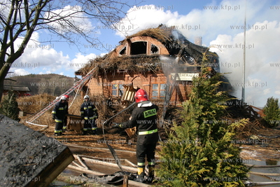 Pozar w Redzie - Ciechocinie. Splonela restauracja...