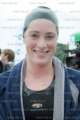 BCT Gdynia Maraton 2012. Nz. Pierwsza wsrod kobiet...