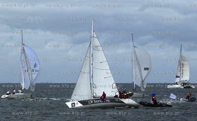 Sopot. Zatoka Gdanska k. Molo. Energa Sopot Match Race...