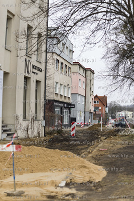 Budowa  międzynarodowej trasy rowerowej R-10, w Gdyni....