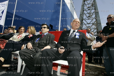Stoczni Gdynia, ceremonia chrztu samochodowca Ro-Ro...