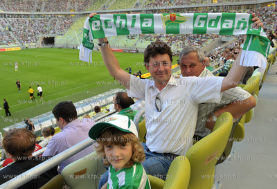 Mecz inauguracyjny na PGE Arena w Gdansku pomiedzy...