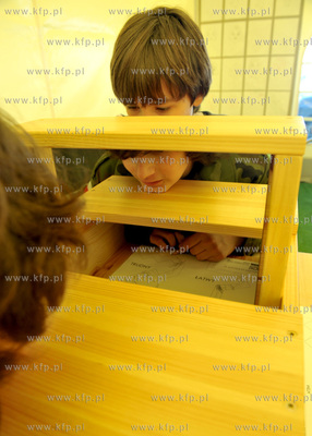 Plac przy kosciele sw. Mikolaja w Gdansku. Wystawa...