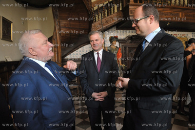 Dwor Artusa w Gdansku. Uroczystosc wreczenia Nagrody...