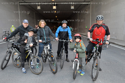 Dzien otwarty tunelu pod Martwa Wisla w Gdansku. To...