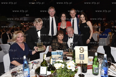 Gala Evening Pracodawców Pomorza w Amber Expo w Gdańsku.Nagrodę...