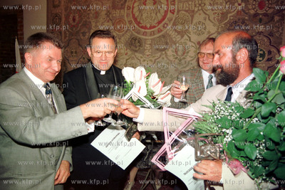 Konkurs Homo Popularis Tygodnika Wieczor, od lewej...