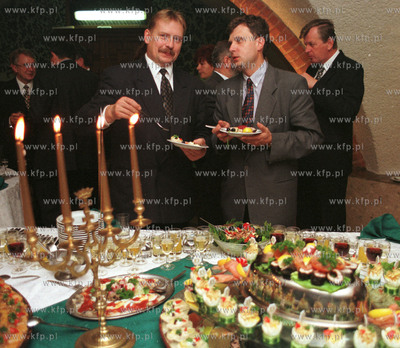 Zdzzislaw Czucha - burmistrz Koscierzyny i Jacek Karnowski...