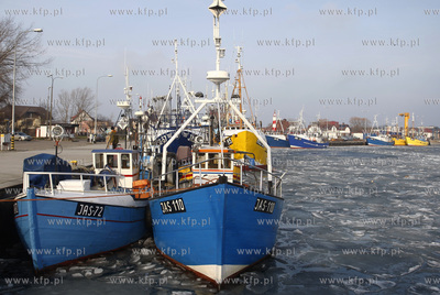 Jastarnia. Port rybacki. 07.02.2009 fot. Krzysztof...