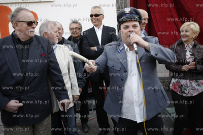 Sopot. ul. Drzymały.  Odsloniecie  muralu z wizerunkiem...