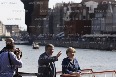 Gdansk. Nieoficjalna wizyta Angeli Merkel z mezem Joachimem...