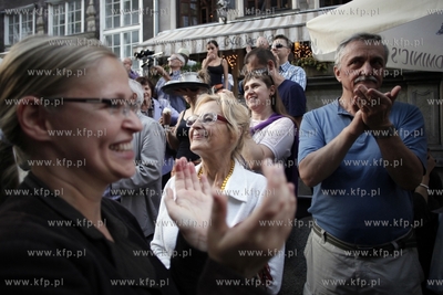 Gdansk. Swieto ul. Mariackiej.
Koncert Wedrujacy czyli...