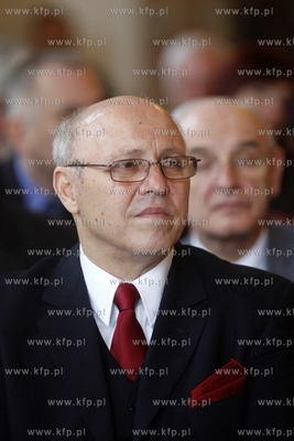 Gdansk. Ratusz Glownomiejski. Uroczystosc wreczenia...