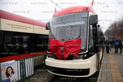 Gdansk. Prezentacja nowego tramwaju PESA Jazz Duo .
12.11.2014
fot....