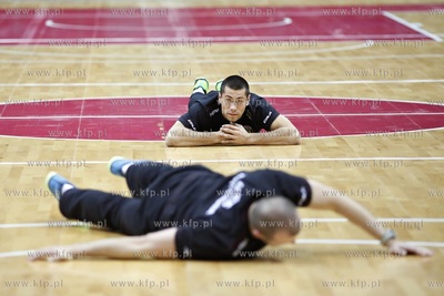 Ergo Arena.Trening zespołu Lotos Trefl Gdańsk. Nz....