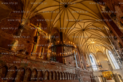 Wnętrze kościoła NMP na zamku w Malborku.
13.09.2023
fot....