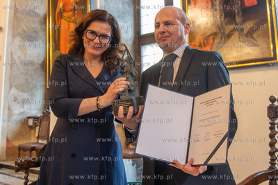 Ratusz Głównomiejski. Wręczenie Nagrody Naukowej...