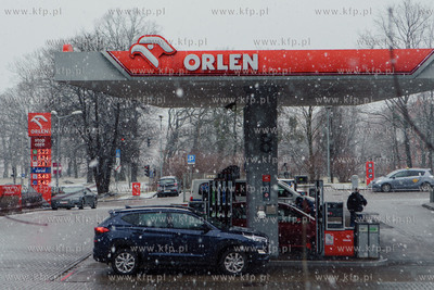 Stacja paliw ORLEN na ul. gen H. Dąbrowskiego w Gdańsku....