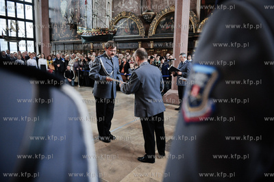 Gdansk. Dwor Artusa. Slubowanie 116 nowo przyjetych...