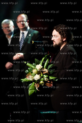 Gdansk. Teatr Wybrzeze. Uroczystosc wreczenia nagrod...