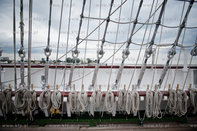 Gdynia. Meksykanski zaglowca Cuauhtemoc, ktory zacumowal...
