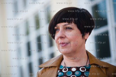 Gdansk. Zajezdnia Tramwajowa ZKM. Konferencja prasowa...