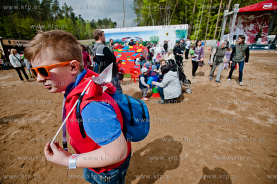 Gdansk. Matarnia. Kolej na PKM - Dzien Otwarty powstajacej...