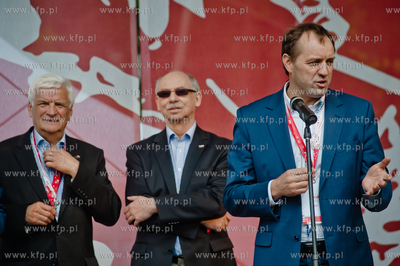 Gdansk. Matarnia. Kolej na PKM - Dzien Otwarty powstajacej...