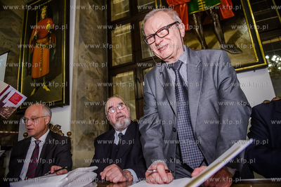 Gdansk. Wielka Sala Wety Ratusza Glownego Miasta. Promocja...