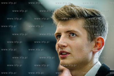 Gdansk. Urzad Miasta. Spotkanie Michala Zielinskiego,...