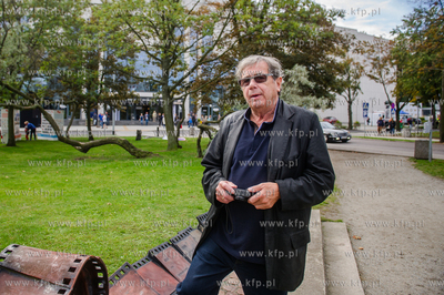 Gdynia. Festiwal Filmow w Gdyni.  Nz aktor Janusz Gajos...