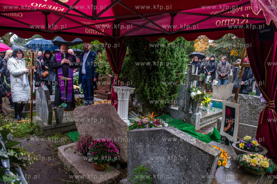 Gdansk. Cmentarz Lostowicki. Pogrzeb Magdy Kunickiej...