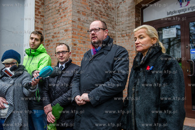 Sopot. Konsul Honorowy Francji Monika Tarnowska, przedstawiciele...