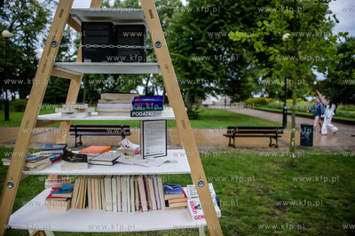 Park Połnocny w Sopocie. Festiwal Literacki Sopot....