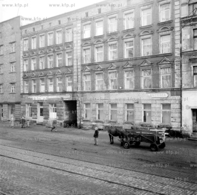 Gdansk Orunia, furmanka na ul. Jednosci Robotniczej,...