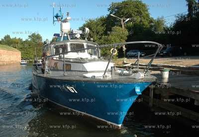 Posterunek policji wodnej zlokalizowany przy Twierdzy...